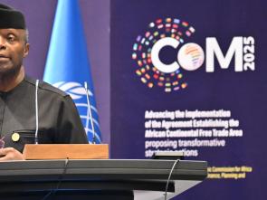 Embrace trade-led development – says Nigeria’s former Vice President Osinbajo